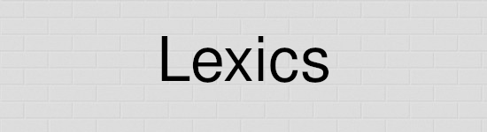 Lexics